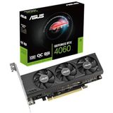 Videokaart - ASUS - NVIDIA GeForce RTX4060 O8G LP BRK - 8GB - GDDR6 - PCIe 4.0 - 2x HDMI 2.1a - 2x DisplayPort 1.4