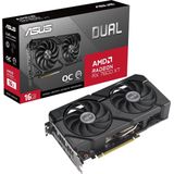 ASUS Dual Radeon RX 7600 XT OC Edition 16 GB GDDR6 grafische kaart (AMD RDNA 3, PCIe 4.0, 16GB GDDR6-geheugen, HDMI 2.1, DisplayPort 2.1)