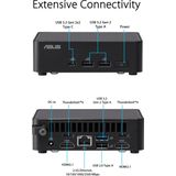 ASUS NUC 14 Pro RNUC14RVKU500002I UCFF Zwart 125H