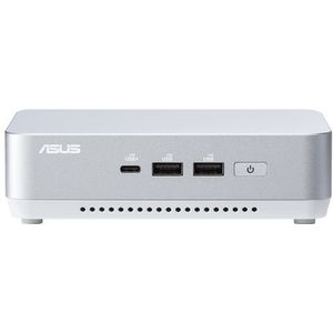 Asus - NUC 14 Pro+ Mini PC Barebone - Zilver - Aluminium - AI Ready