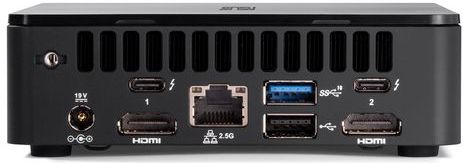 Asus - Nuc 12 Pro - Barebone - Zwart - I7-1260p