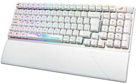 ASUS ROG Strix Scope II 96 RX Wireless toetsenbord Gamen USB + RF Wireless + Bluetooth Wit