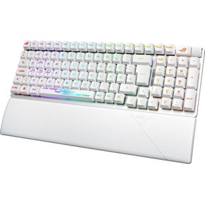 Asus - ROG Strix Scope II 96 RX - Toetsenbord - Wit - Draadloos & Bedraad - RGB