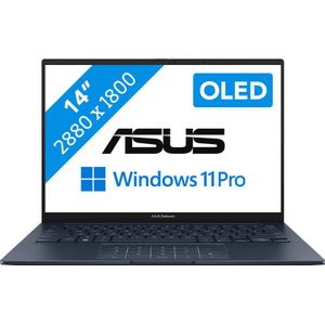 ASUS Zenbook 14 OLED (14"", Intel Core Ultra 7 155H, 32 GB, 1000 GB, NL), Notebook, Blauw