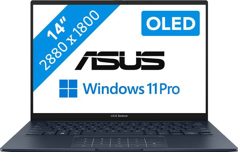 ASUS Zenbook UX3405MA-PP102X Notebook 35,6 cm (14,0 Zoll), 32 GB RAM, 1 TB SSD, Intel® Core™ Ultra 7 155H