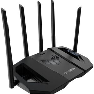 ASUS TUF Gaming BE6500 Dual Band Wi-Fi 7 (802.11be) Extendable Gaming Router (4X 2.5 GbE-Ports, 3-stufige Portweiterleitung, Smart Home Master, AiMesh-Unterstützung, AiProtection Pro)