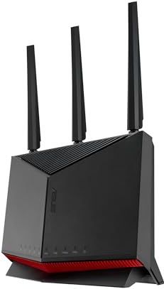 ASUS RT-BE86U Draadloze Router - Zwart - 10 Gigabit Ethernet - Dual-band