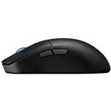 ASUS ROG Harpe Ace Mini Zwart - Muis Bedraad & draadloos - optisch - 42000 DPI - USB Type-C - Bluetooth - 2.4Ghz - Zwart