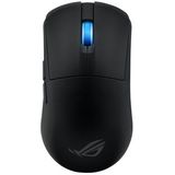 ASUS ROG Harpe Ace Mini Zwart - Muis Bedraad & draadloos - optisch - 42000 DPI - USB Type-C - Bluetooth - 2.4Ghz - Zwart