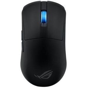 ASUS ROG Harpe Ace Mini Zwart - Muis Bedraad & draadloos - optisch - 42000 DPI - USB Type-C - Bluetooth - 2.4Ghz - Zwart
