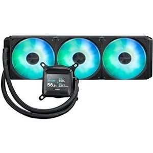 Asus Prime Lc 360 Argb Lcd Aio Water Cooler Aio Vloeistofkoeler Zwart