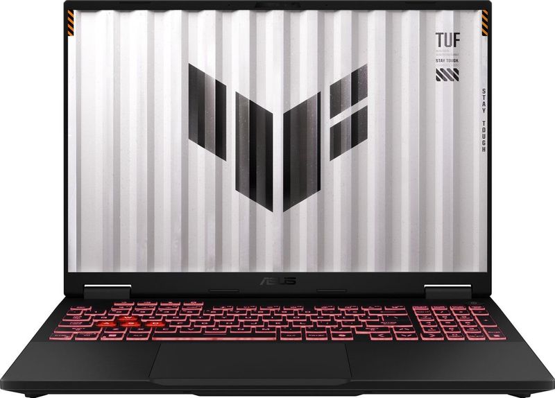 ASUS TUF Gaming A16 RTX 4060 (16", AMD Ryzen AI 9 HX 370, 16 GB, 1000 GB, NL), Notebook, Grijs, Zwart