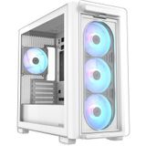 ASUS A23 Plus - Behuizing - Wit - Tempered Glass - ARGB Fans