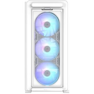 ASUS A23 Plus - Behuizing - Wit - Tempered Glass - ARGB Fans