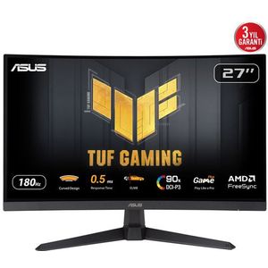 ASUS TUF Gaming VG27WQ3B Monitor - Zwart - 68,6 cm - 2560 x 1440 Pixels - LCD