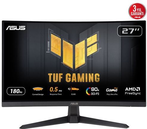 ASUS TUF Gaming VG27WQ3B Monitor - Zwart - 68,6 cm - 2560 x 1440 Pixels - LCD