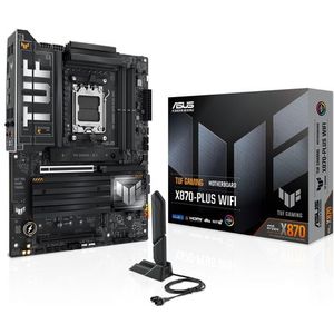 ASUS TUF GAMING X870-PLUS WIFI - Moederbord ATX - Socket AM5 - AMD X870 - DDR5 - USB 4 - Wi-Fi 7 - Realtek Audio