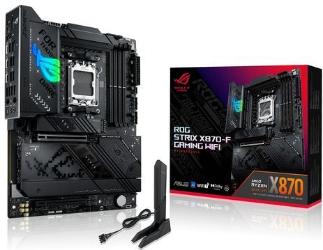 ASUS ROG STRIX X870-F GAMING WIFI - Moederbord ATX - Socket AM5 - AMD X870 - DDR5 - USB 4 - Wi-Fi 7 - Realtek Audio