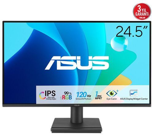 ASUS - VA259HGA - Computer Monitor - Zwart - 62,2 cm - Full HD - LCD