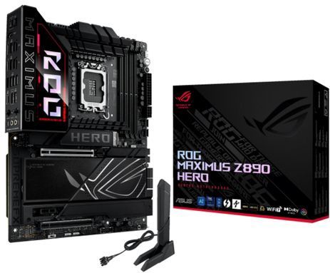 ASUS - ROG MAXIMUS Z890 HERO - Moederbord - Zwart - Compatibel met Intel Core Ultra