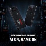 ASUS ROG Phone 9 Pro, EU Official, Phantom Black, 16GB RAM 512GB opslag, Snapdragon® 8 Elite, 6,78” 185Hz AMOLED, Sony® Lytia 700: 50 MP camera