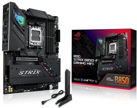 Asus - Rog Strix B850-F Wi-Fi - Moederbord - Zwart - Materiaal: PCB