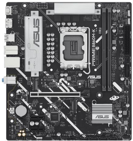 ASUS - PRIME B860M-K - Moederbord - Micro-ATX - Intel B860 - LGA 1851
