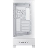 ASUS A31 Plus TG ARGB WHITE - PC Behuizing - Midi Tower - Wit - ATX - Micro-ATX - Mini-ITX
