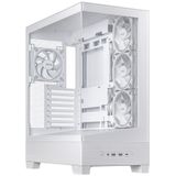 ASUS A31 Plus TG ARGB WHITE - PC Behuizing - Midi Tower - Wit - ATX - Micro-ATX - Mini-ITX