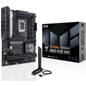 ASUS - TUF GAMING B860-PLUS WIFI - Moederbord - Zwart - Geschikt voor Intel Processors