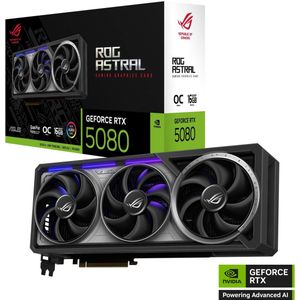 ASUS ROG Astral GeForce RTX 5080 16GB GDDR7 OC Edition - Videokaart