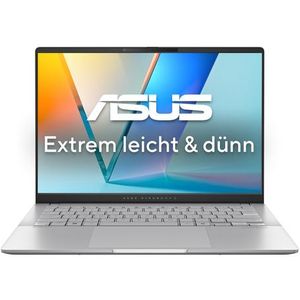ASUS Vivobook S 14 - Notebook - Zilver - 14 inch - AMD Ryzen AI 5 340 - 16 GB - 512 GB