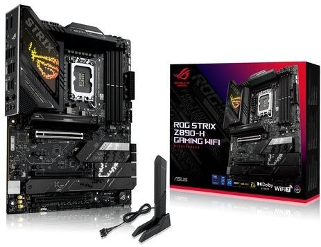 ASUS - ROG STRIX Z890-H GAMING WIFI - Moederbord - Zwart - DDR5