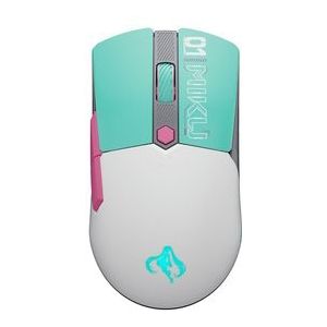 ASUS TUF Gaming Mini Wireless Mouse Hatsune Miku Edition muis Gamen Rechtshandig RF Wireless + Bluetooth + USB Type-A Optisch 1200 DPI