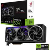 ASUS ROG Astral GeForce RTX 5090 32GB GDDR7 OC Edition Gaming Grafikkarte (Nvidia GeForce RTX5090, Vier Lüfter, 3.8-Slot-Design, PCIe 5.0, 2X HDMI 2.1b, 3X DisplayPort 2.1a)