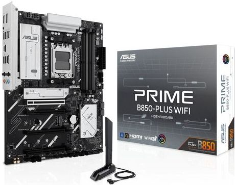 ASUS - PRIME B850-PLUS WIFI - Moederbord - ATX - Socket AM5 - Zwart