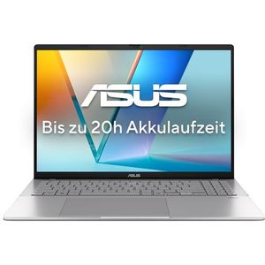 ASUS Vivobook S - Zilver - Notebook - 16 inch - 1000 GB - 16 GB RAM - Intel Core i7-13620H