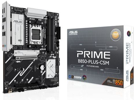 ASUS - PRIME B850-PLUS-CSM - Moederbord - ATX - Zwart - DDR5 - PCIe 5.0 - Wi-Fi 6E