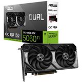 ASUS - DUAL NVIDIA GeForce RTX 5060 Ti OC - Videokaart - 8GB - GDDR7 - PCIe 5.0