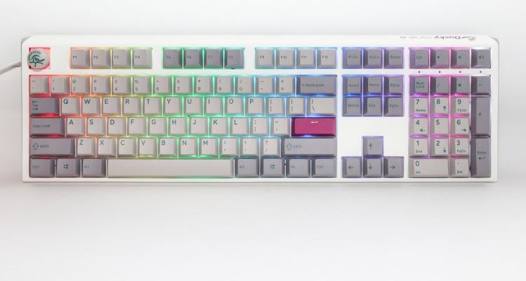 Ducky - One 3 - Toetsenbord - Mist Grey - Mechanisch - Cherry MX Red