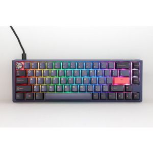 Ducky One 3 Cosmic Blue SF toetsenbord RGB led, Double-shot PBT, Hot-swappable, QUACK Mechanics, 65%