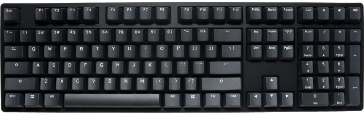 Ducky - Origin Phantom Black - Toetsenbord - PBT Double Shot Keycaps