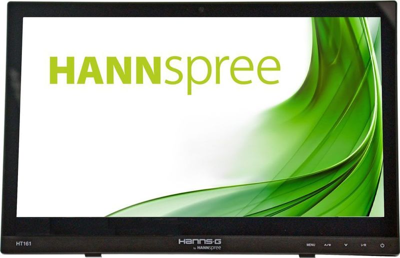 Hannspree HT161HNB computer monitor 39,6 cm (15.6") 1366 x 768 Pixels HD LED Touchscreen Tafelblad Zwart