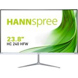 HANNspree HC240HFW computer monitor 60,5 cm (23.8 inch) 1920 x 1080 Pixels Full HD LED Zilver, Wit
