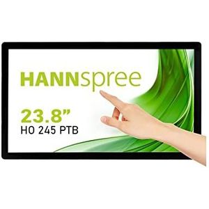 Hannspree HO 245 PTB computer monitor 60,5 cm (23.8") 1920 x 1080 Pixels Full HD LED Touchscreen Zwart