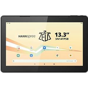 HANNspree Pad Zeus 2 64 GB 33,8 cm (13.3 inch) Mediatek 4 GB Wi-Fi 5 (802.11ac) Android 10 Zwart