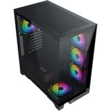XIGMATEK - Endorphin Ultra - PC-behuizing - Zwart - Mid-tower met A-RGB LED-ventilatoren