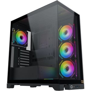 XIGMATEK - Endorphin Ultra - PC-behuizing - Zwart - Mid-tower met A-RGB LED-ventilatoren