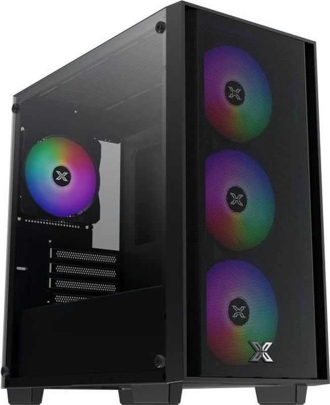 XIGMATEK - NYX Air II - PC-behuizing - Zwart - Minitower - Micro-ATX