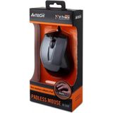 A4Tech - N-500F - Computer Muis - Zwart - V-Track Technologie